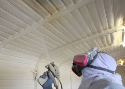Spray Foam Insulation in Metal Buildings in Franklin
